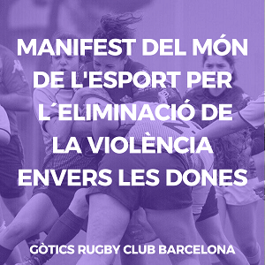 Manifest del mon de lesport per l´eliminacio de la violencia envers les dones